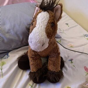 Build-A-Bear Brown and White Horse Plush